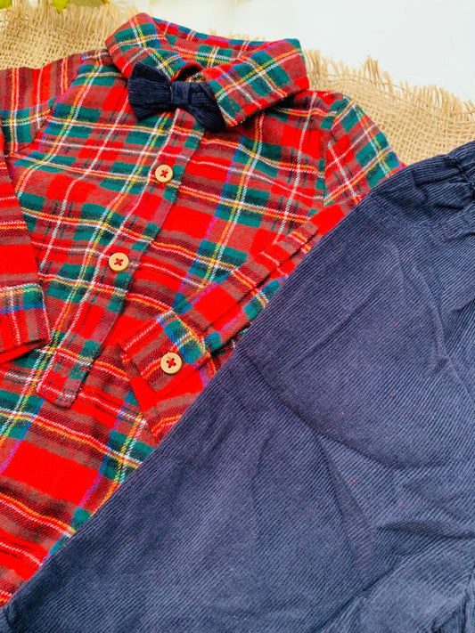 TU Clothing Formal Checked 3pc Set