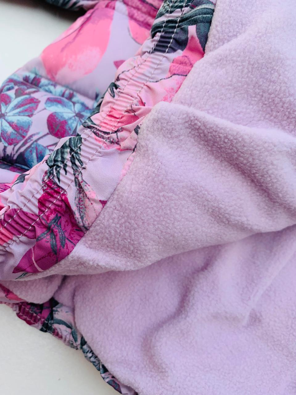 TU Clothing Floral Puffer Jacket
