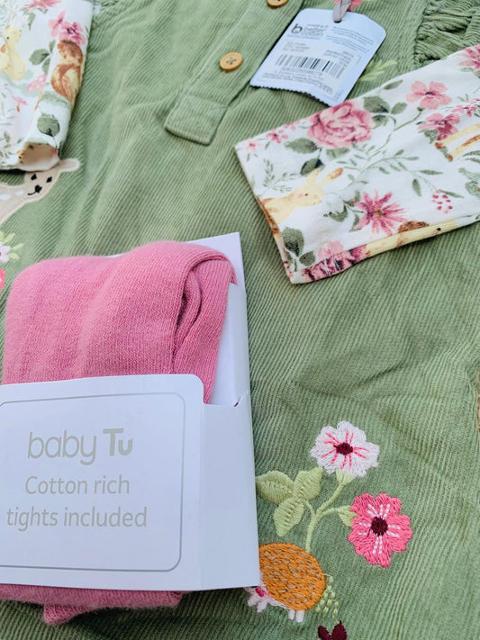 Tu Clothing Woodland Friend Pinny Frock