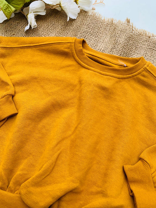 George ochre orange oversized Sweatshirt