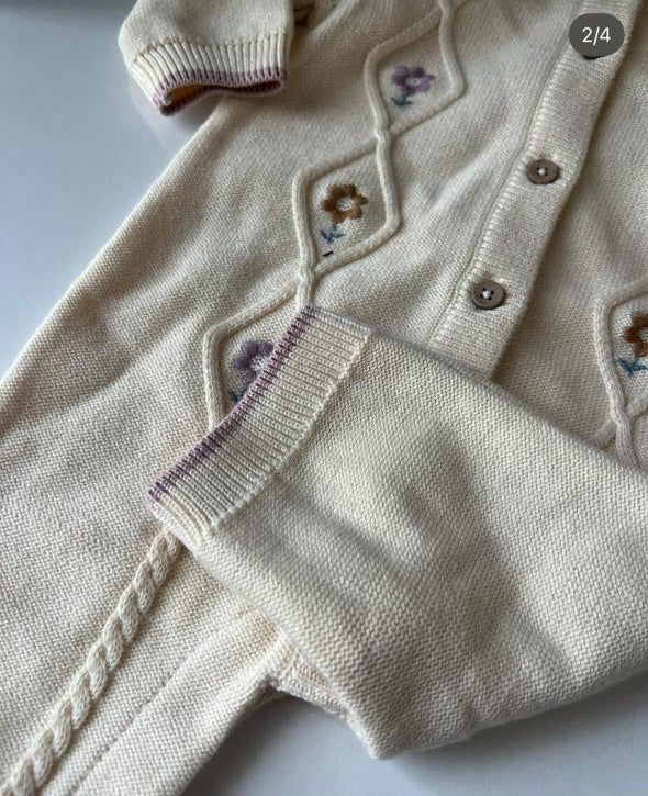 Tu Clothing Floral Knitted Sleepsuit