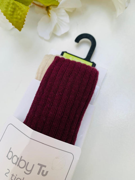 Tu Clothing Pack of 2 Knitted leggings