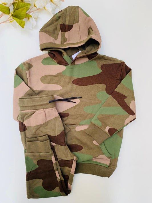 George Camouflage Hoodie With jogger Set