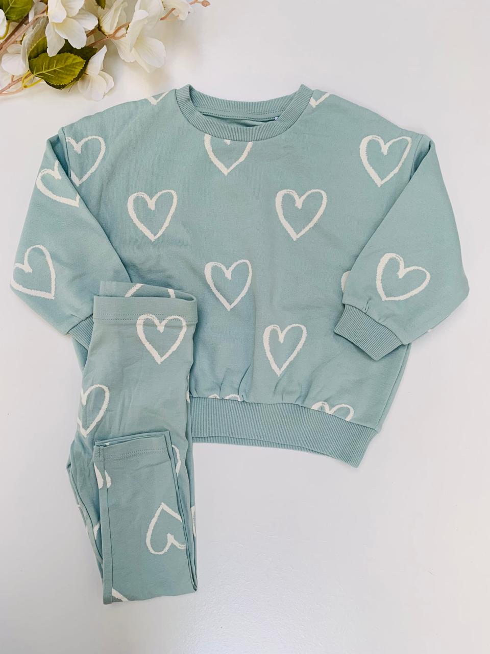 George hearts Sweatshirt & Trouser Set