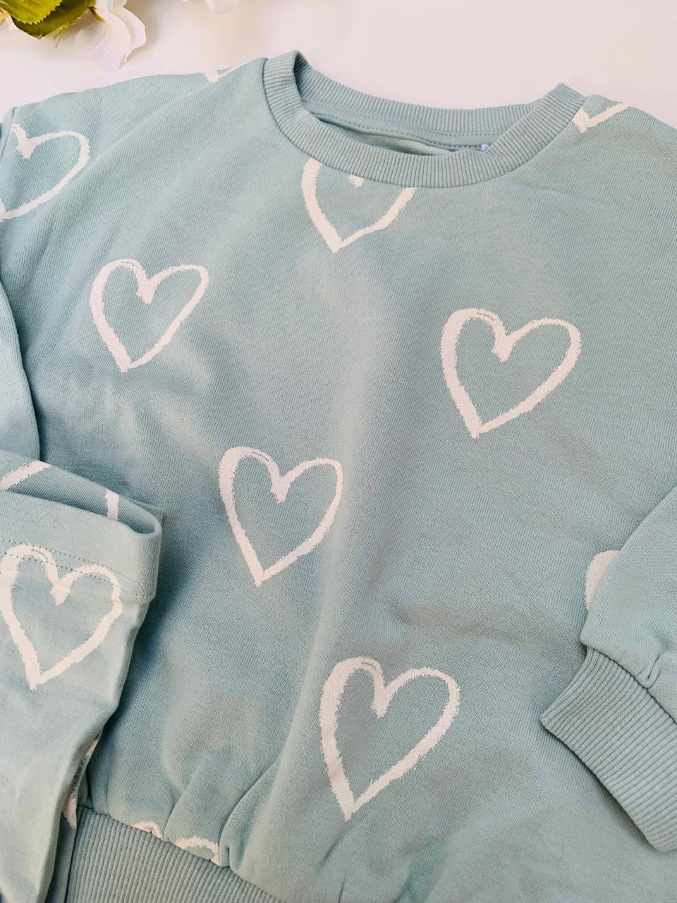 George hearts Sweatshirt & Trouser Set