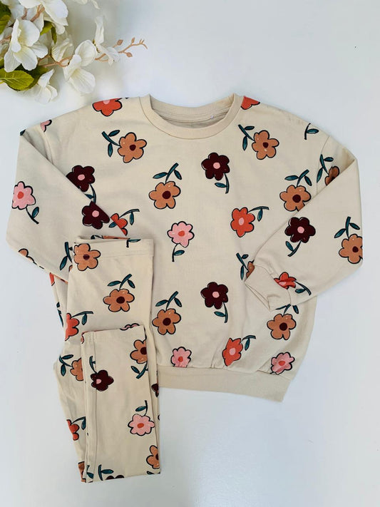 George Printed Floral Sweatshirt & Trouser