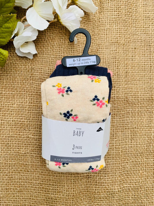 George Pack of 3 Ribbed Leggings