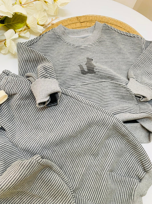 Korean style Jersey Fox Shirt & Trouser Set