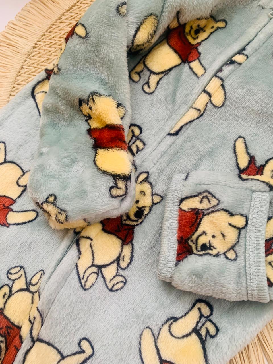 Winnie the Pooh Velour Sleepsuit