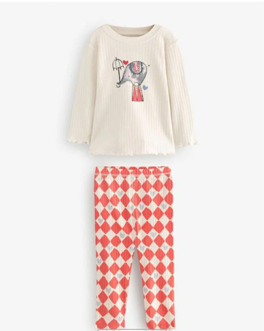 Next Dumbo Ribbed Shirt & Trouser Set