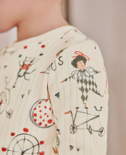 Next "Circus" Ribbed Shirt & Trouser Set