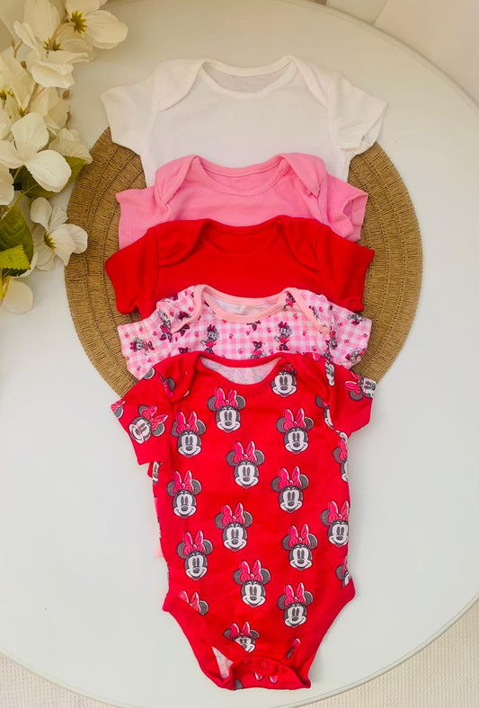 George Pack of 5 Half Sleeves Bodysuits