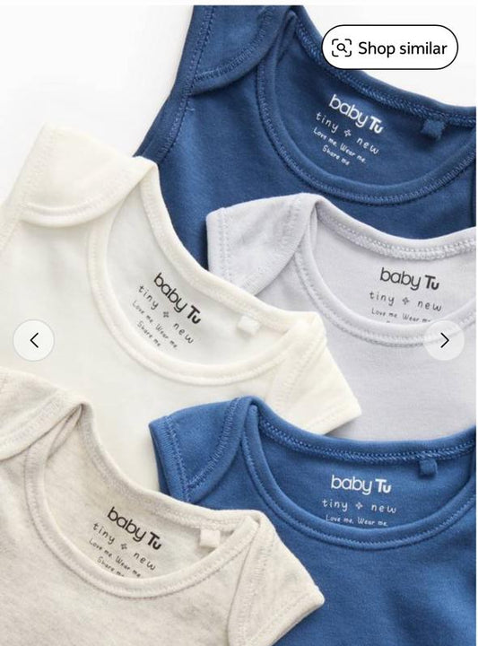 TU Clothing Pack 5 Sleeveless Bodysuits
