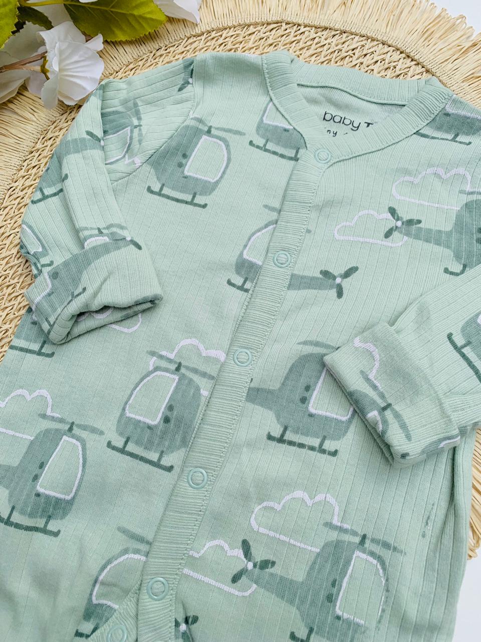 Tu Clothing Ribbed Helicopters Sleepsuit