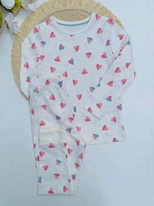 George Heart Print Shirt & Trouser Set