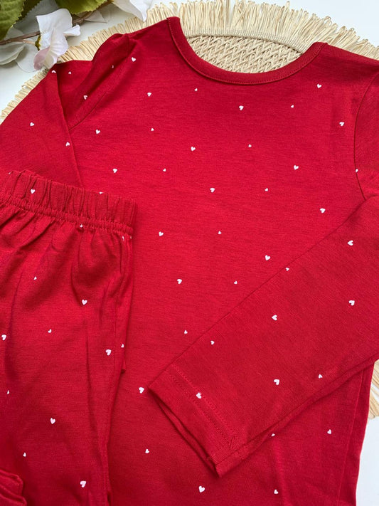 George Hearts Print Shirt & Trouser Set