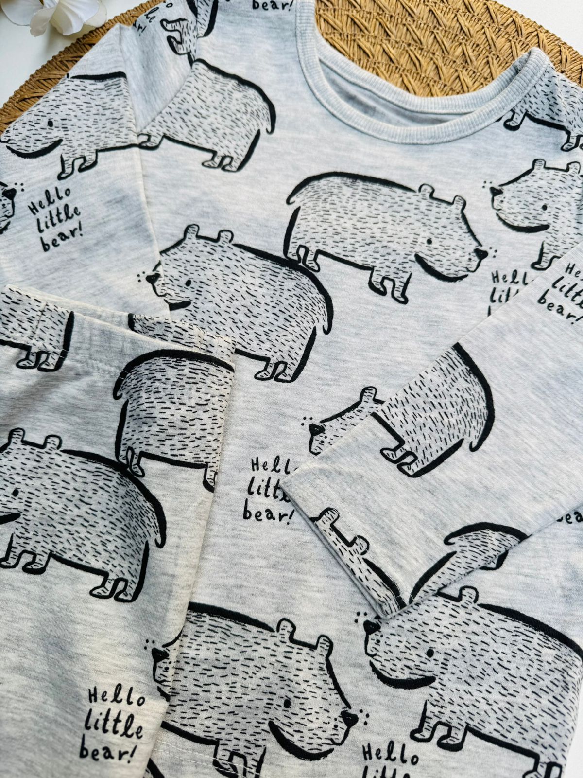 George "Hello Little Bear" Shirt & Trouser Set