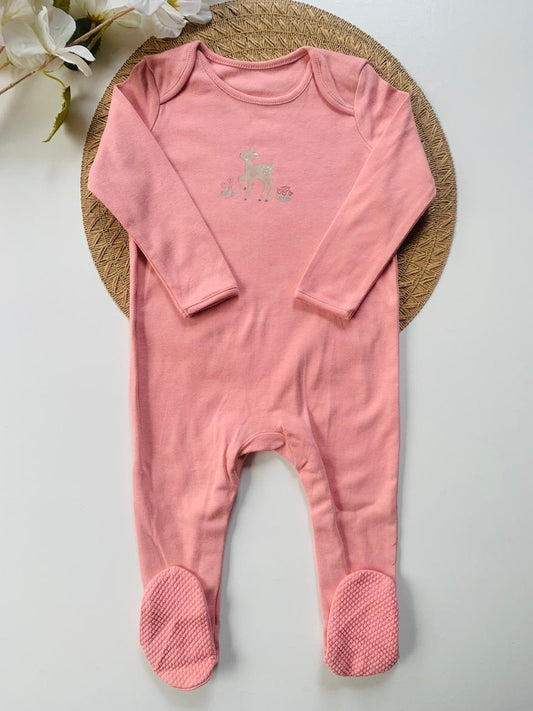 George Bambi Print Sleepsuit