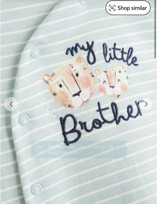 TU Clothing "Little Brother" Sleepsuit