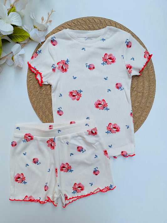 George Floral Shirt & Shorts Set