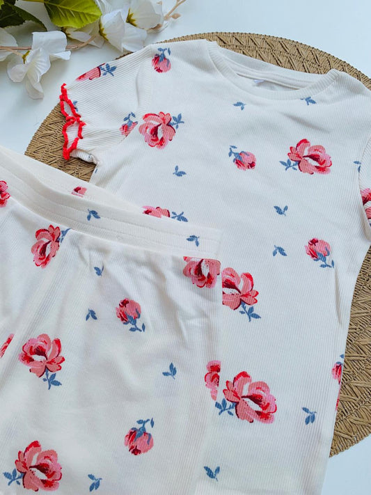 George Floral Shirt & Shorts Set