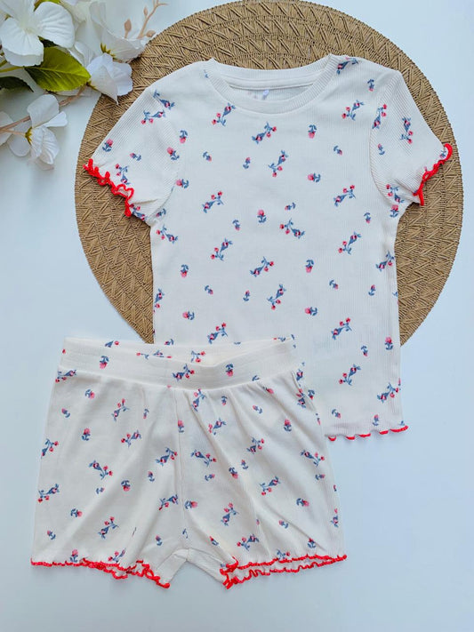 George Floral Shirt & Shorts Set