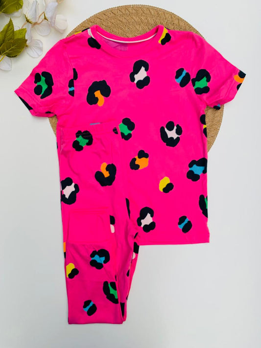 George Leopard Print Shirt & Trouser Set
