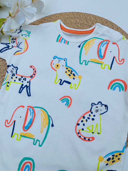 George Colorful Romper