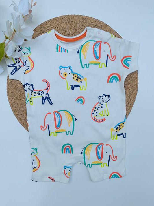George Colorful Romper