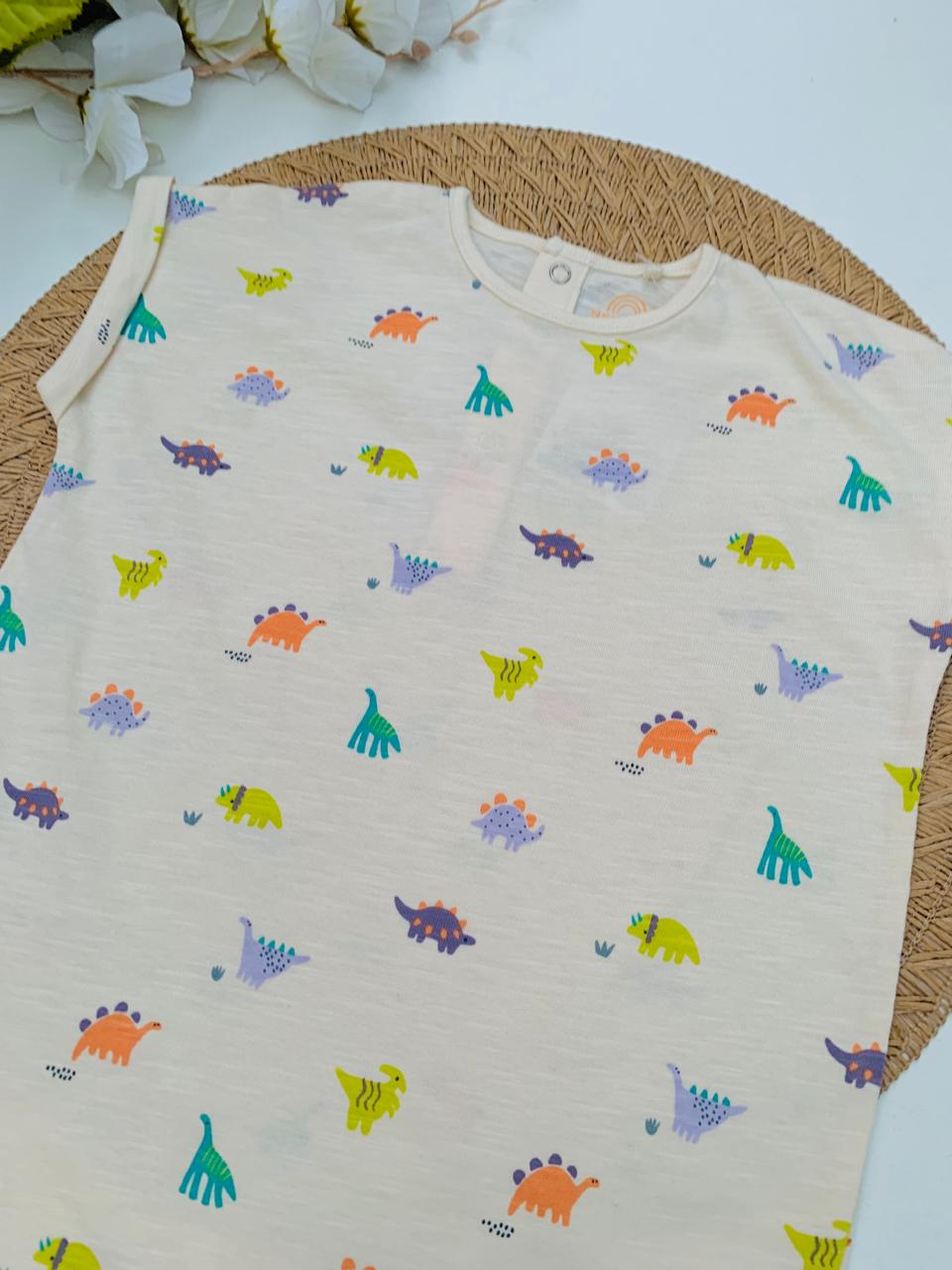 Next Dino Print Romper