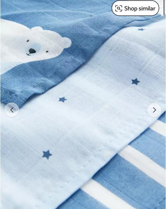 Tu Clothing Pack of 3 Muslin Squares