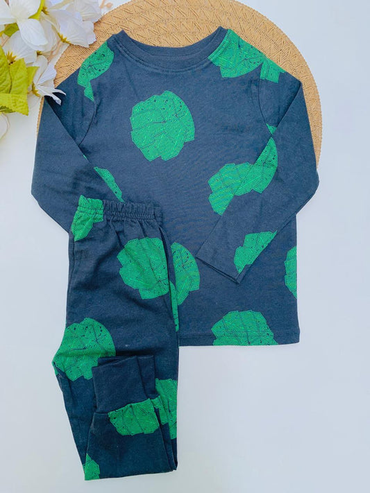 George Hulk Print Shirt & Trouser Set