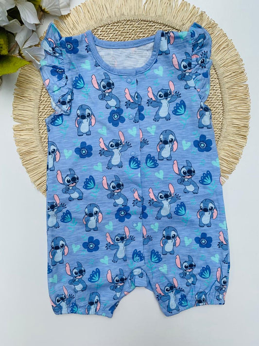 George Disney Stitch Character Frill Romper