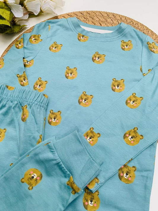George Lion Faces Print Shirt & Trouser Set