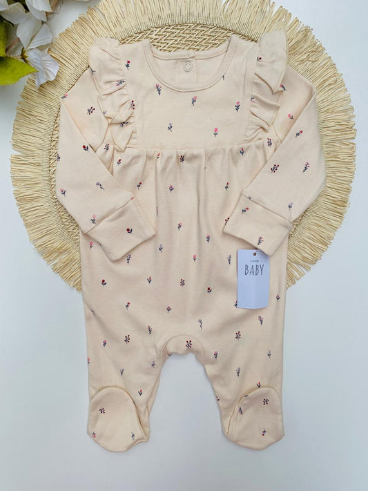 George Frill Pointelle Sleepsuit