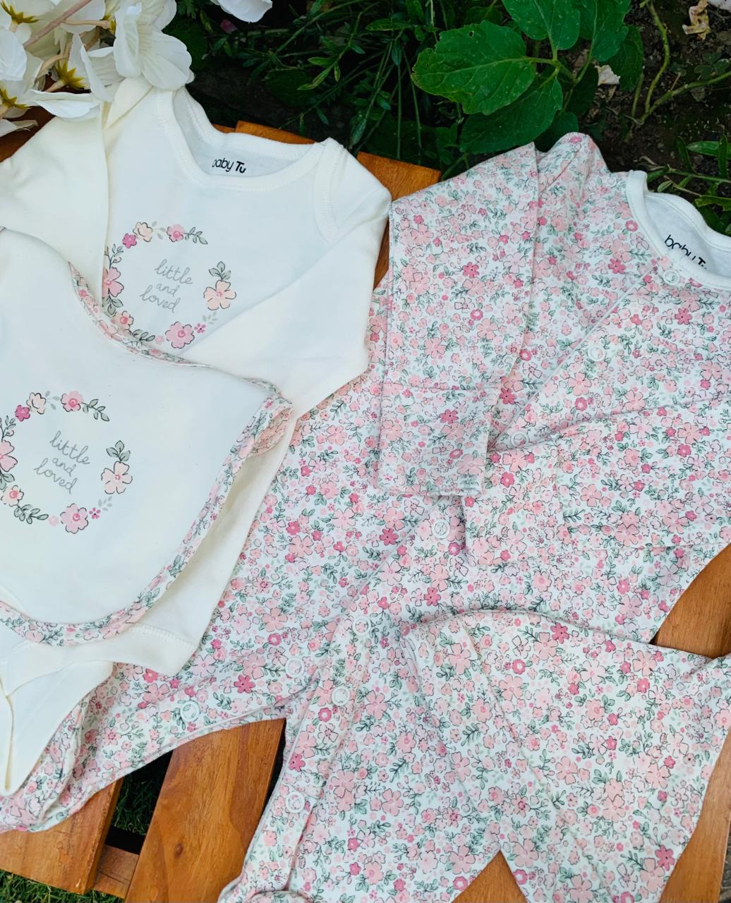 Tu Clothing "Little And Loved" 4pc Starter Set