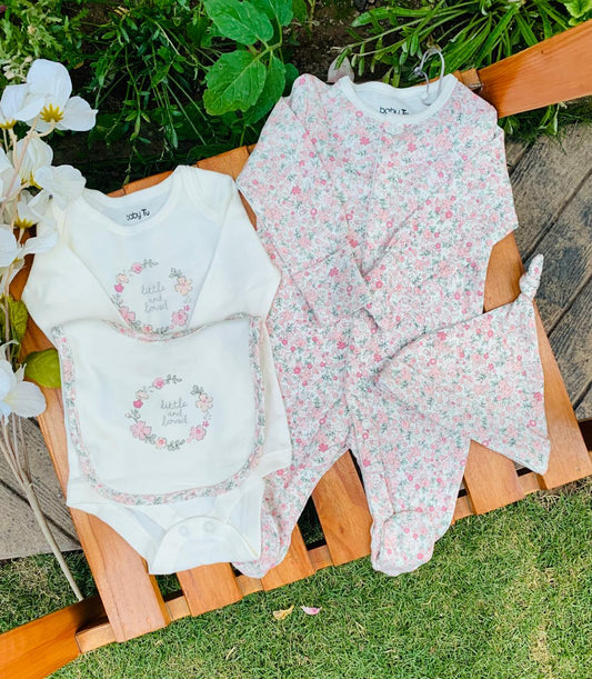 Tu Clothing "Little And Loved" 4pc Starter Set