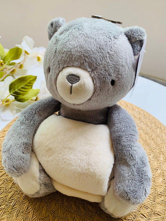 Tu Clothing Bear Plush & Blanket Set