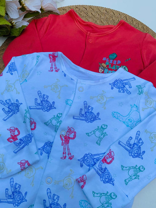 George Pack of 2 Sleepsuits