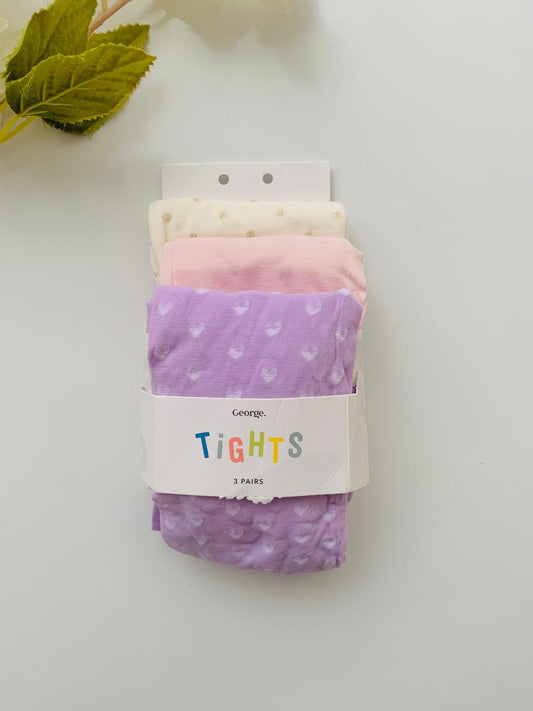 George Pack of 3 Tights