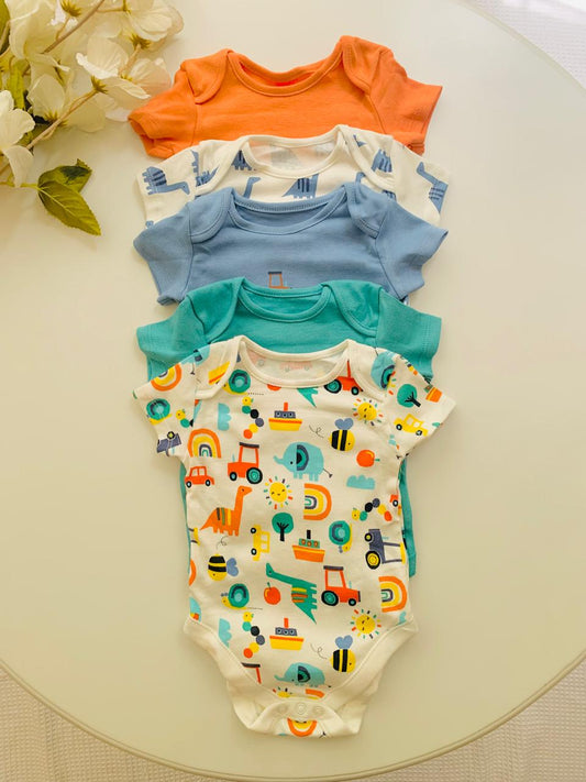 George Pack of 5 bodysuits
