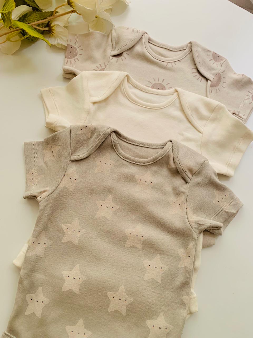 George Pack of 3 Bodysuits