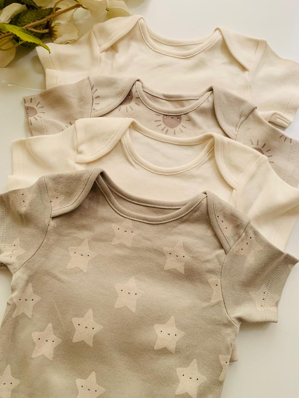 George Pack of 4 Bodysuits