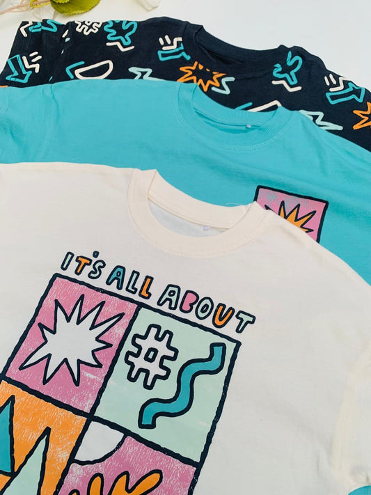George "Its All About" Pack of 3 Shirts