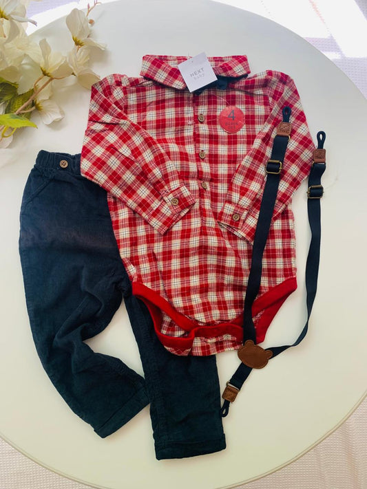 Next Formal 4 Pc Suspenders Set