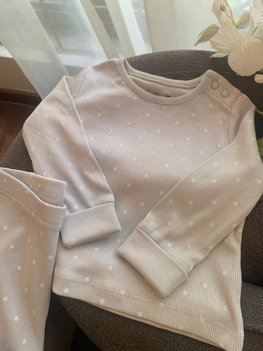 Tu Clothing Dots Print Shirt and Trouser set