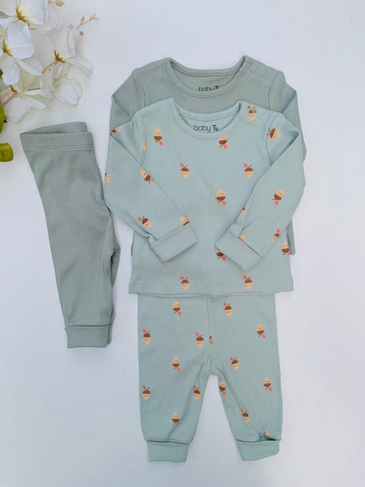 Tu Clothing Pack of 2 Shirts and Trouser Set
