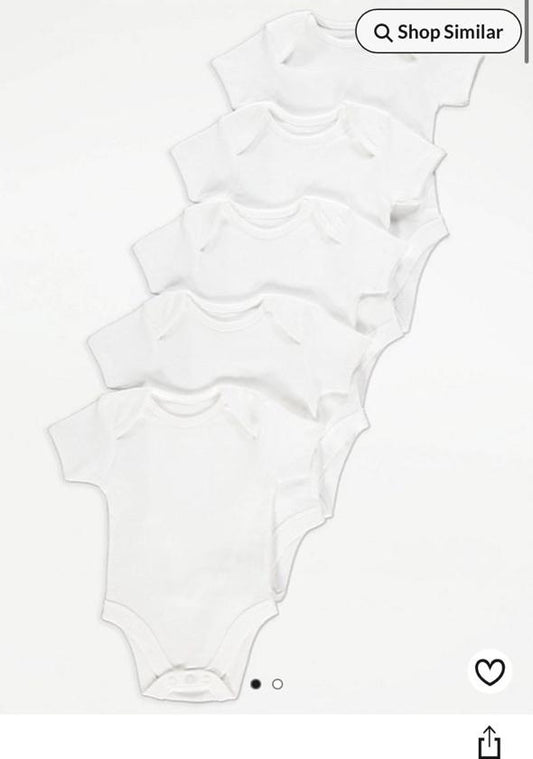 George Pack of 5 Bodysuits