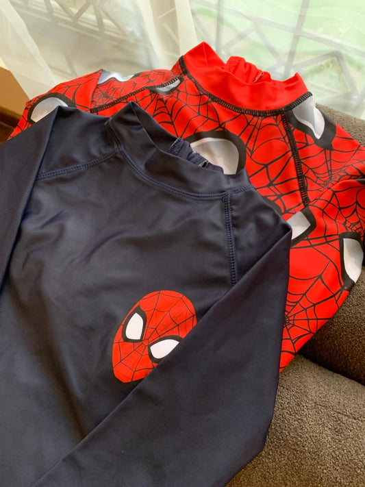 George Spider Print Pack of 2 swimming Shirts