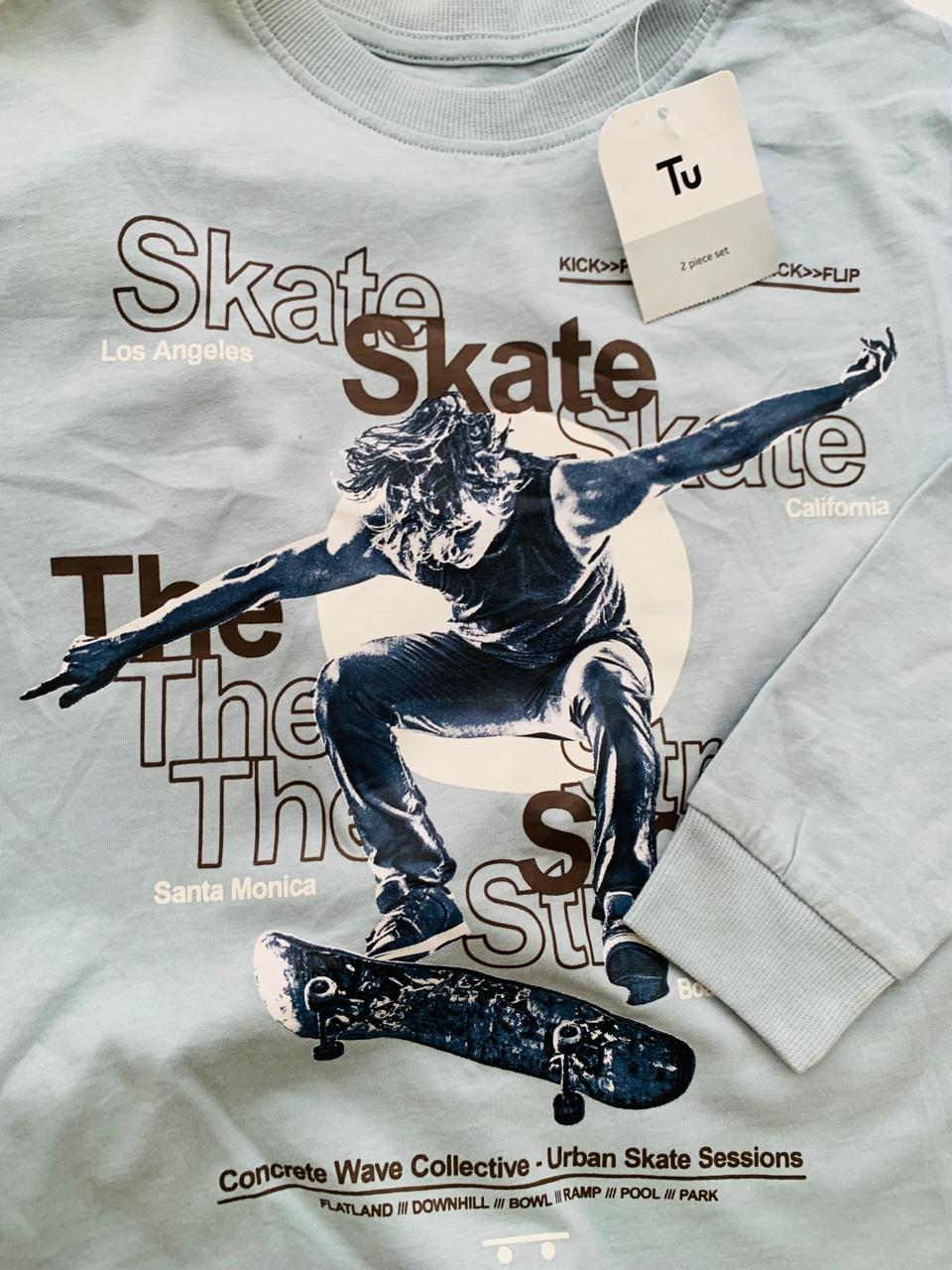 TU Clothing "Skate" Shirt with denim Jeans